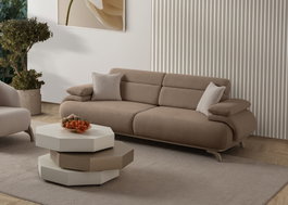 Atelier Del Sofa Bonjo Silver - Latte